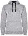 Dames Hoodie Urban Roly SU1068 grijs-zwart